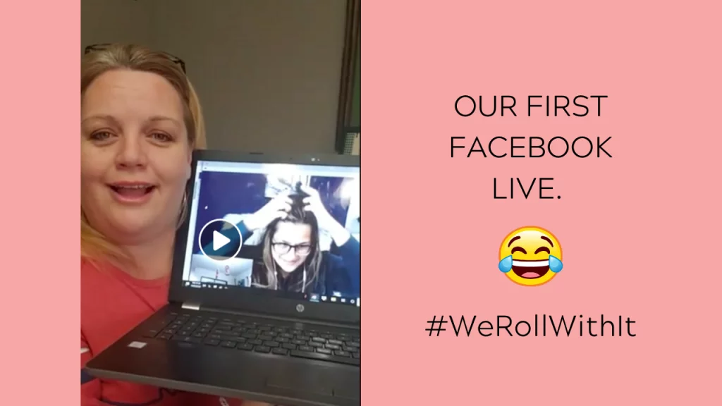 First facebook live with Anna Larson