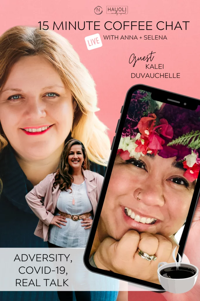 15 Minute Coffee Chat with Kalei Duvauchelle Pintrest Pin